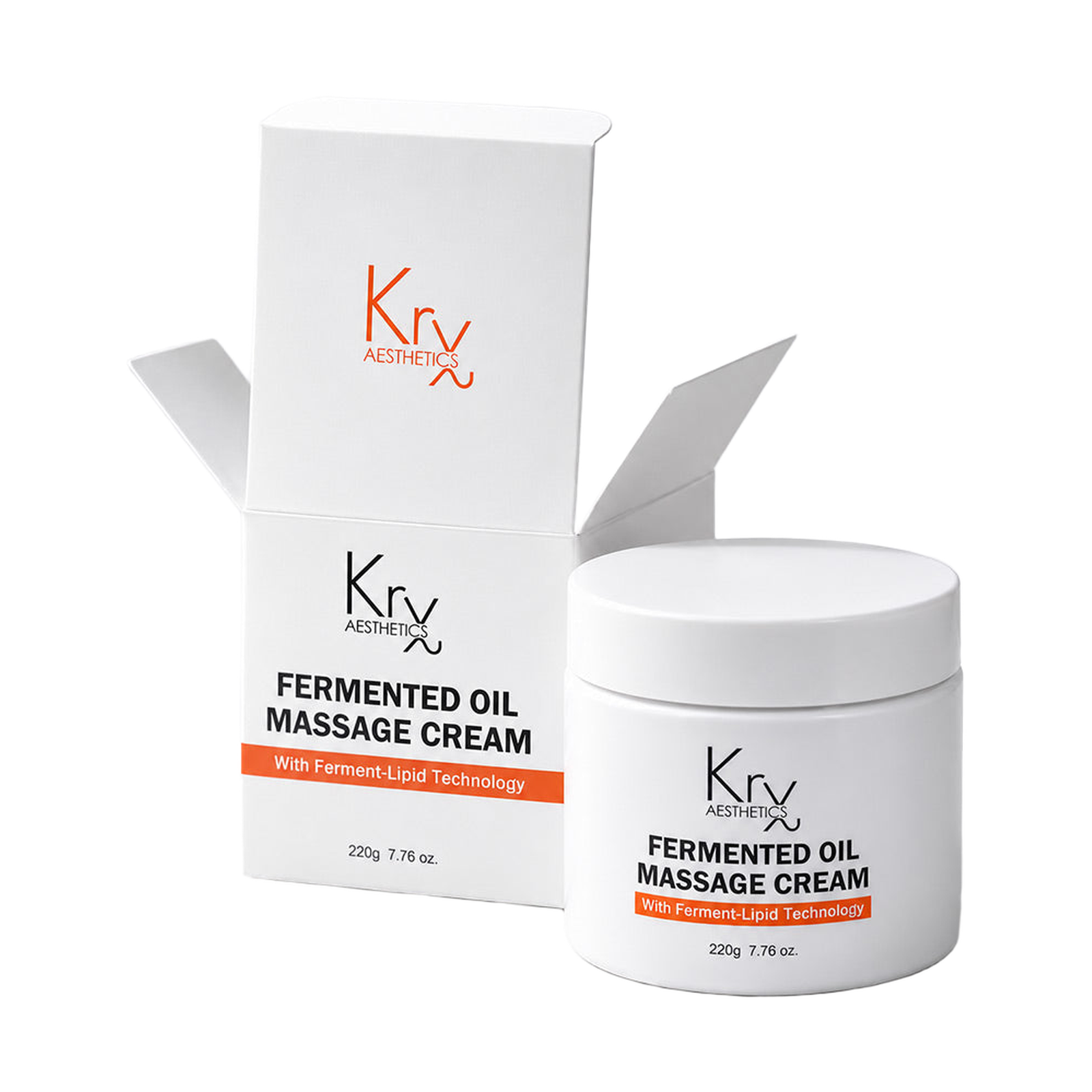 KRX Aesthetics Fermented Oil Massage Cream, 220 g