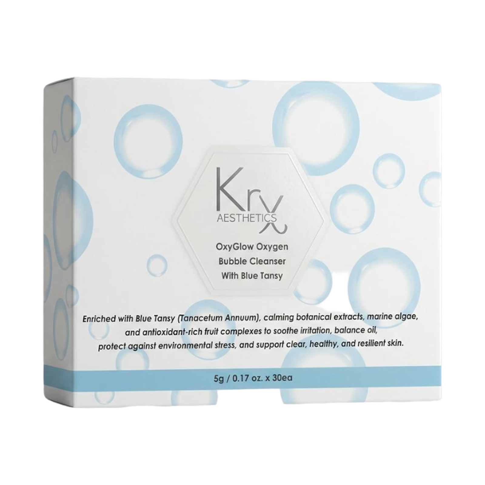 KRX Aesthetics Blue Tansy Bubble Wash, 150 ml