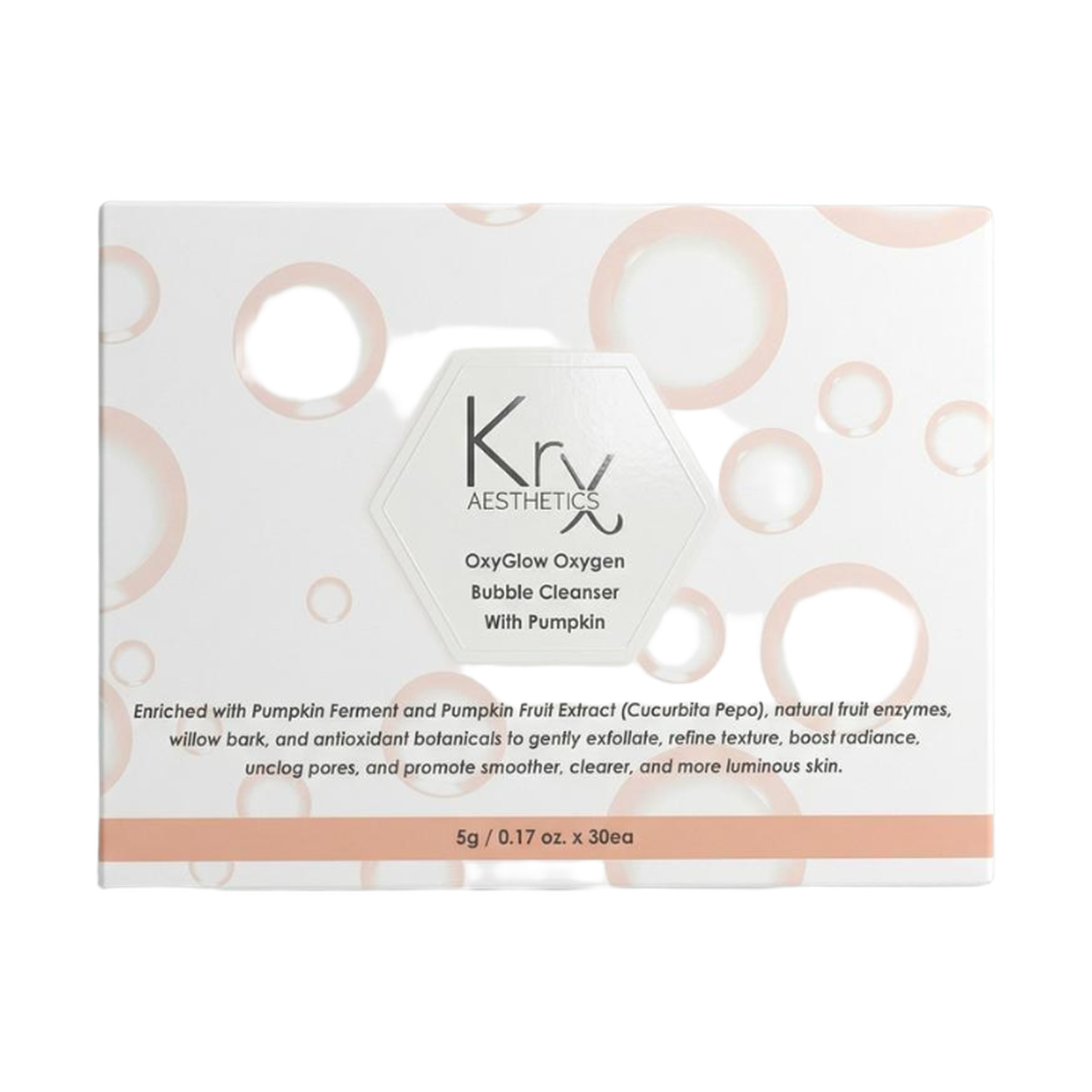 KRX Aesthetics Pumpkin Bubble Wash, 150 ml
