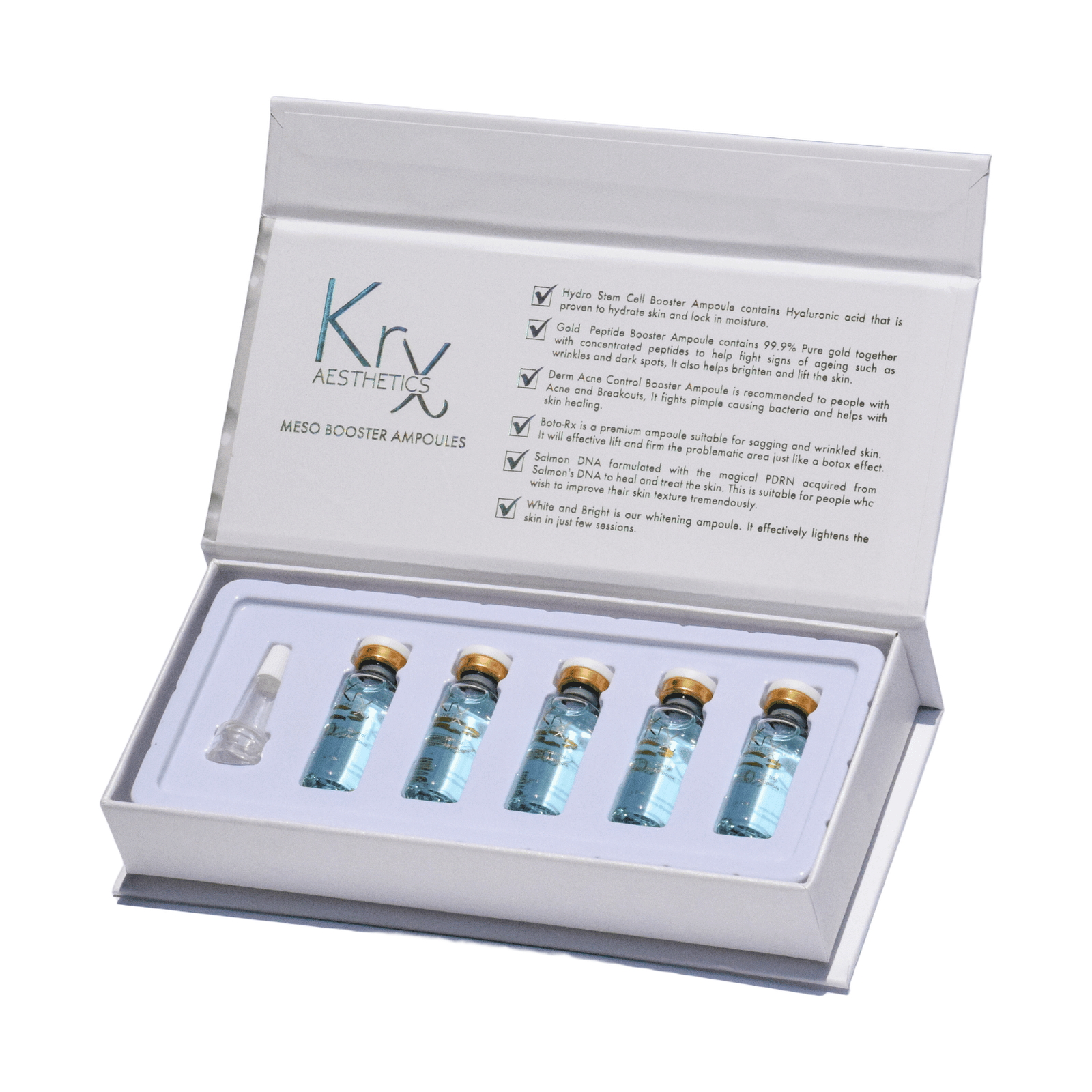 KRX Aesthetics Derm Acne Meso Booster Ampoule, 5 ml x 5