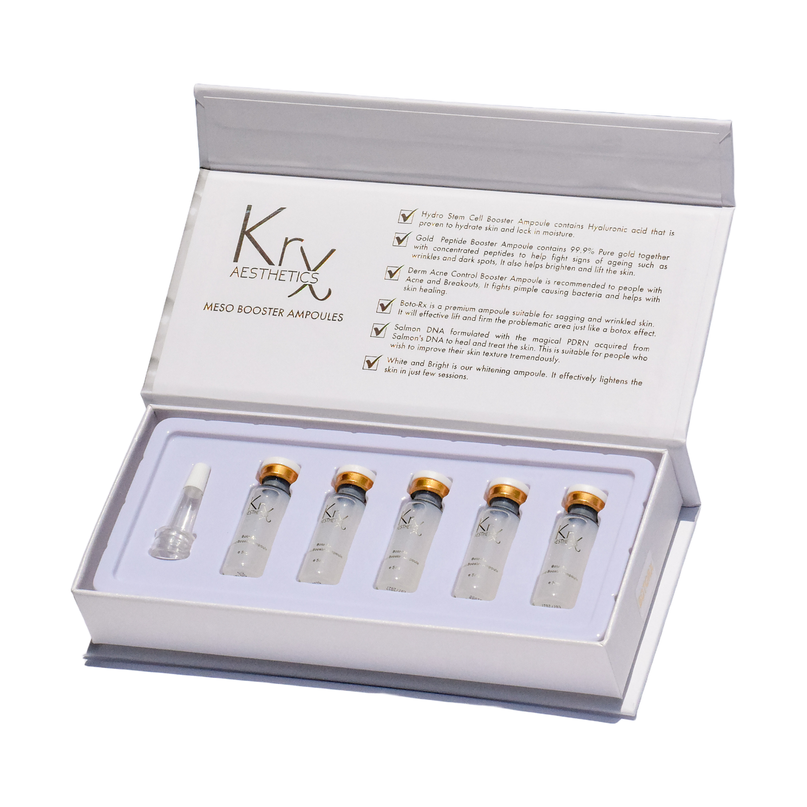 KRX Aesthetics Boto-Rx Meso Booster Ampoule, 5 ml x 5