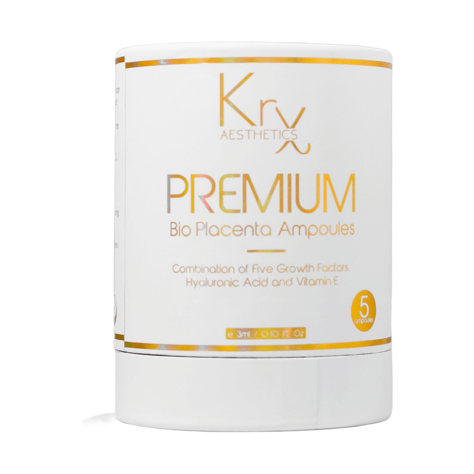 KRX Aesthetics Premium Bio Placenta, 3 ml x 5