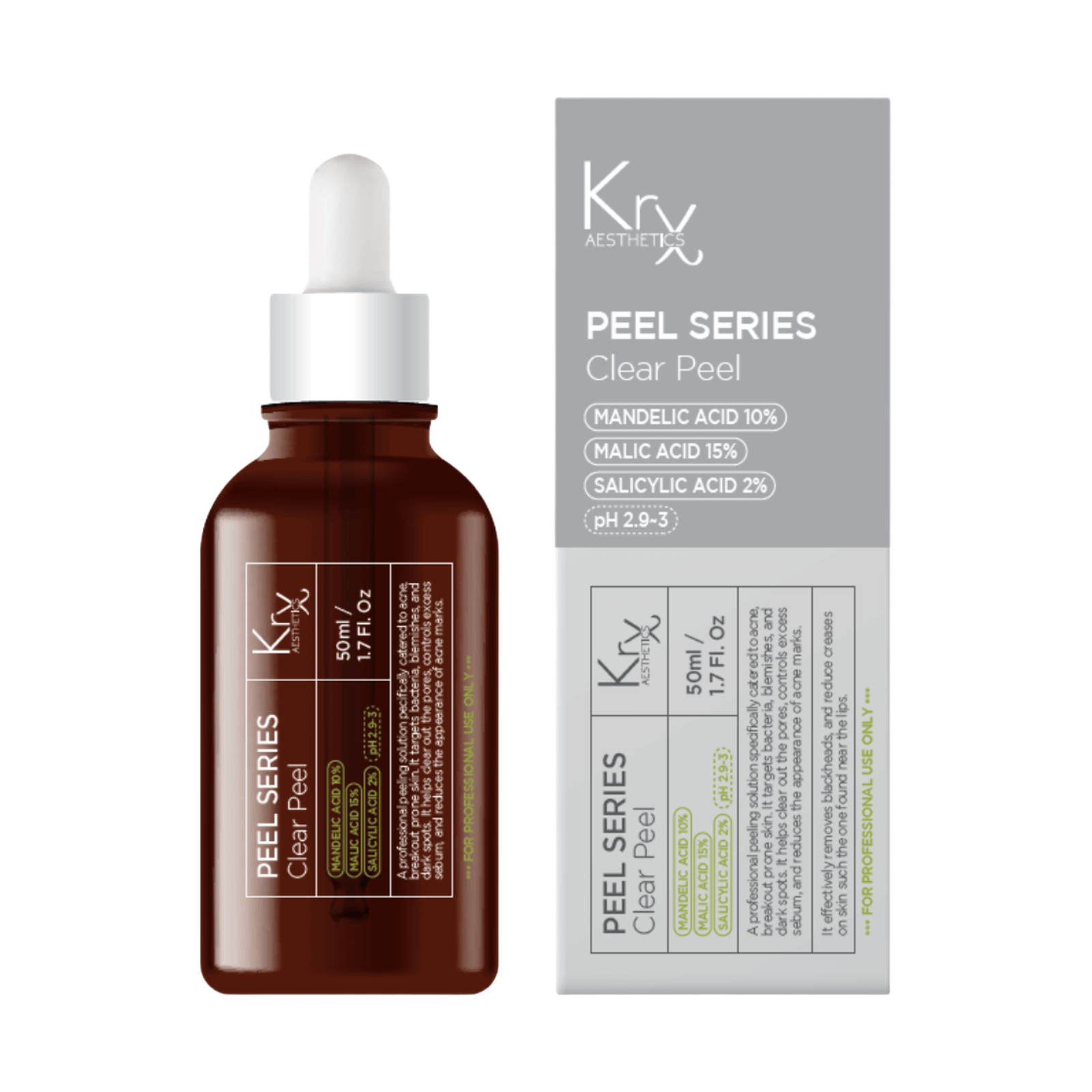 KRX Aesthetics Clear Peel, 50 ml