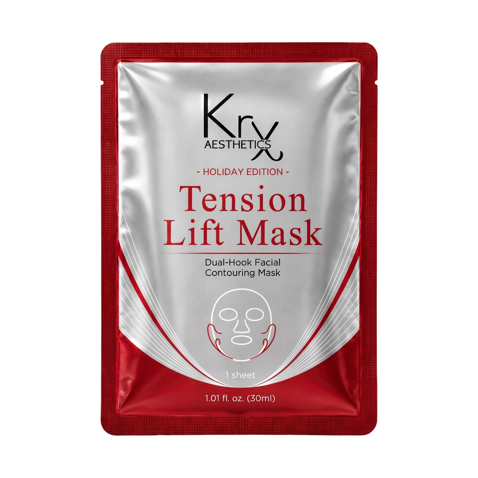 KRX Aesthetics Tension Lift Mask Holiday Edition, 10 pcs