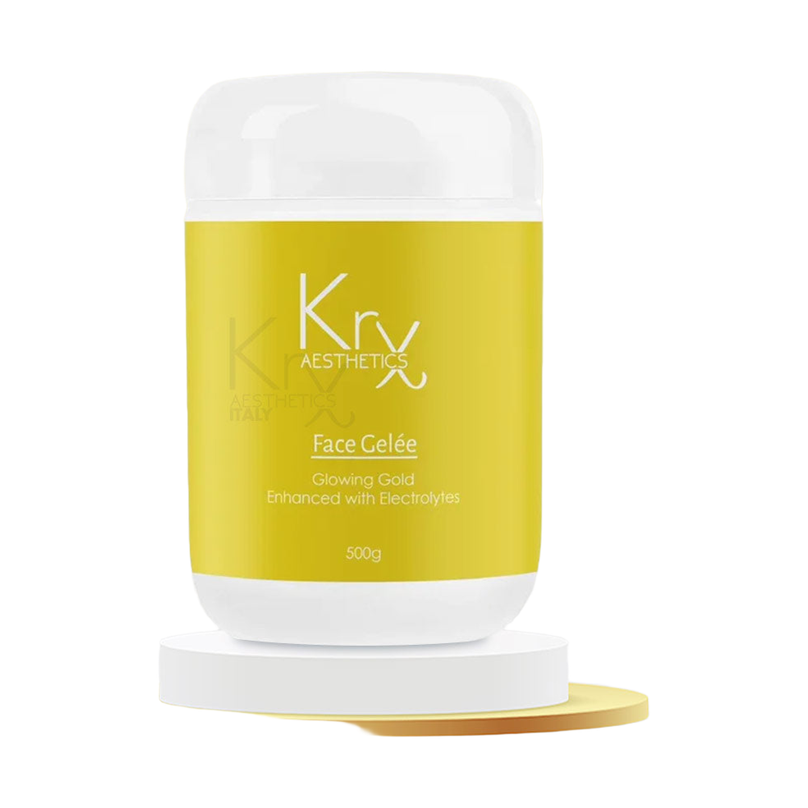 KRX Aesthetics Glowing Gold Face Gelee Mask, 500 g
