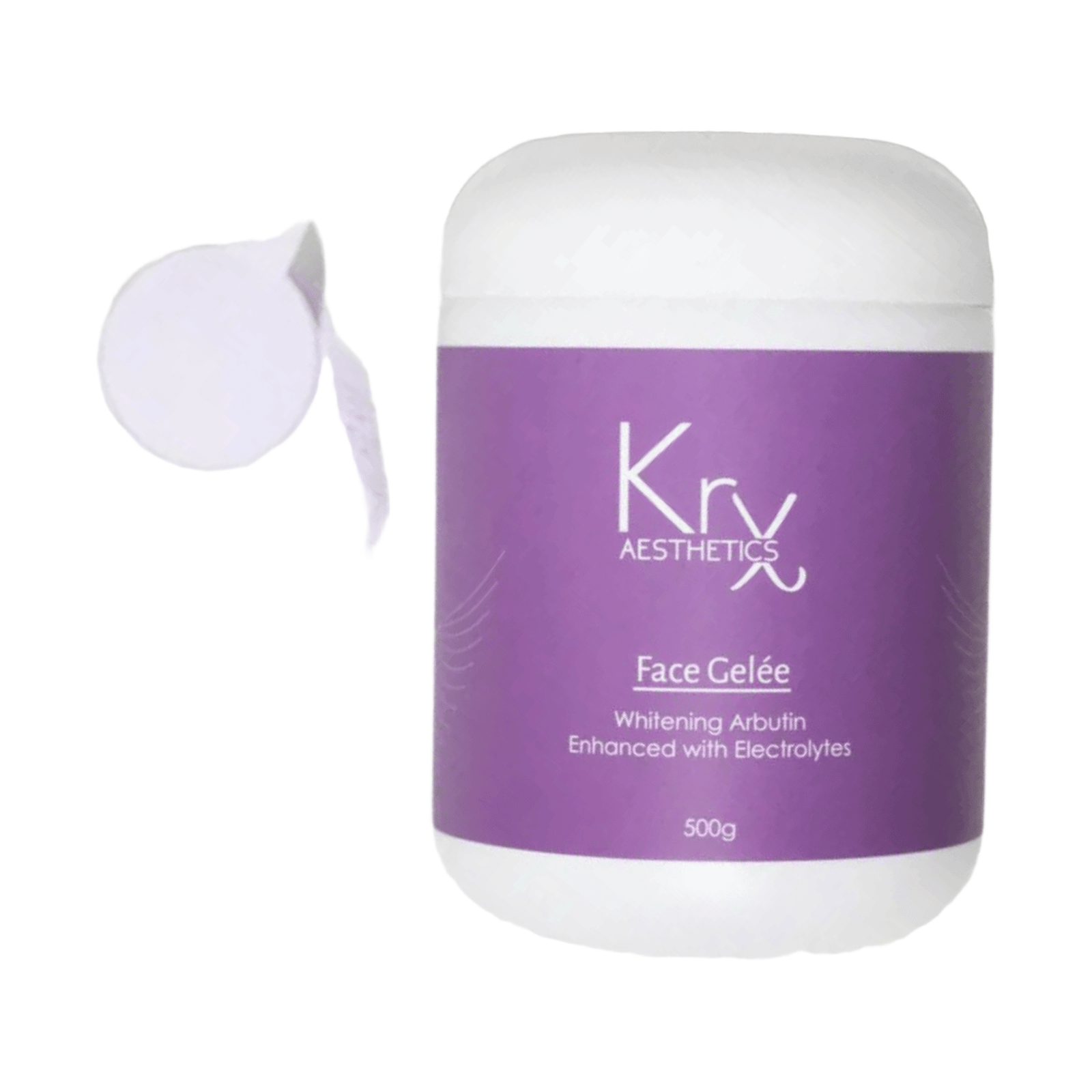 KRX Aesthetics Whitening Arbutin Face Gelee Mask, 500 g