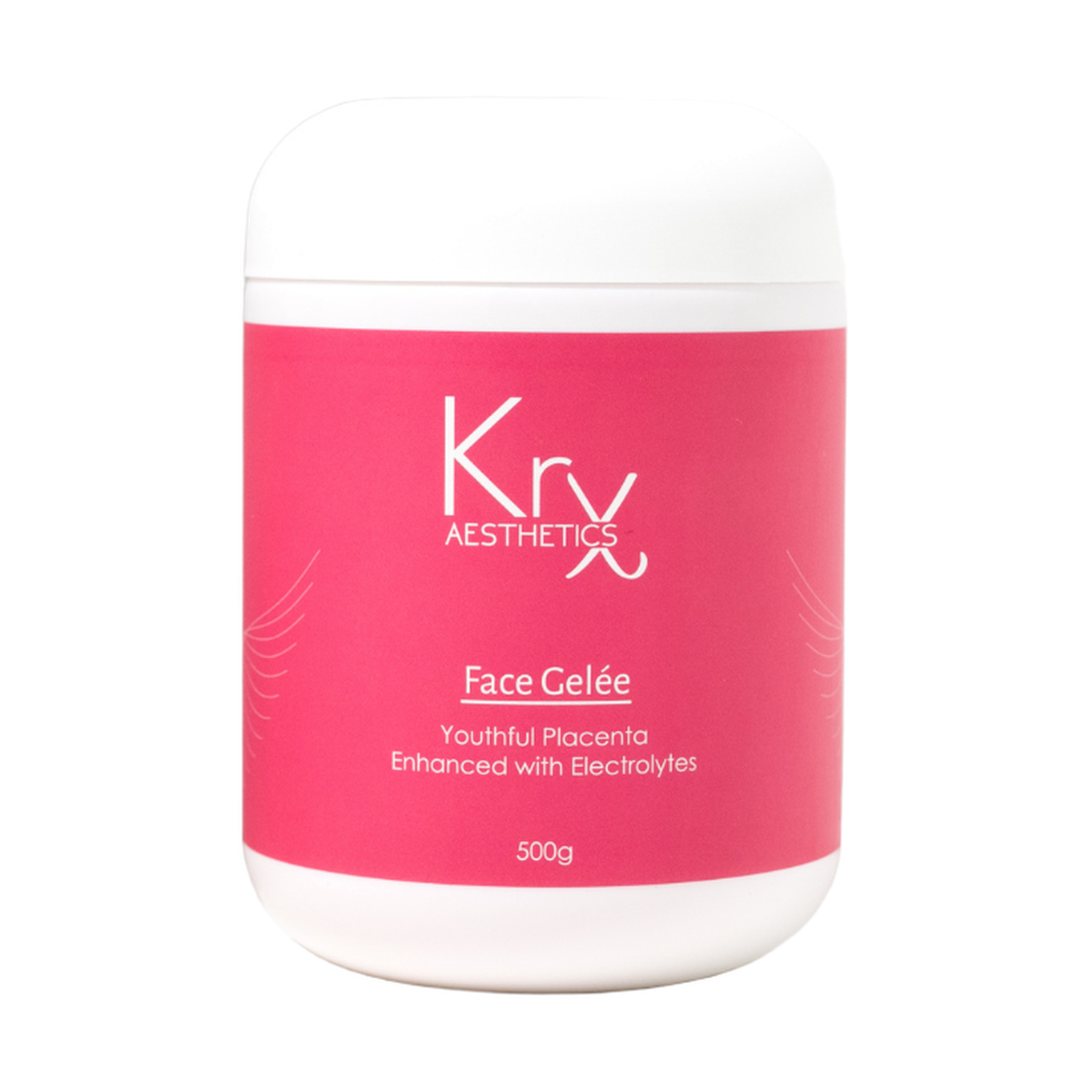 KRX Aesthetics Youthful Placenta Face Gelee Mask, 500 g