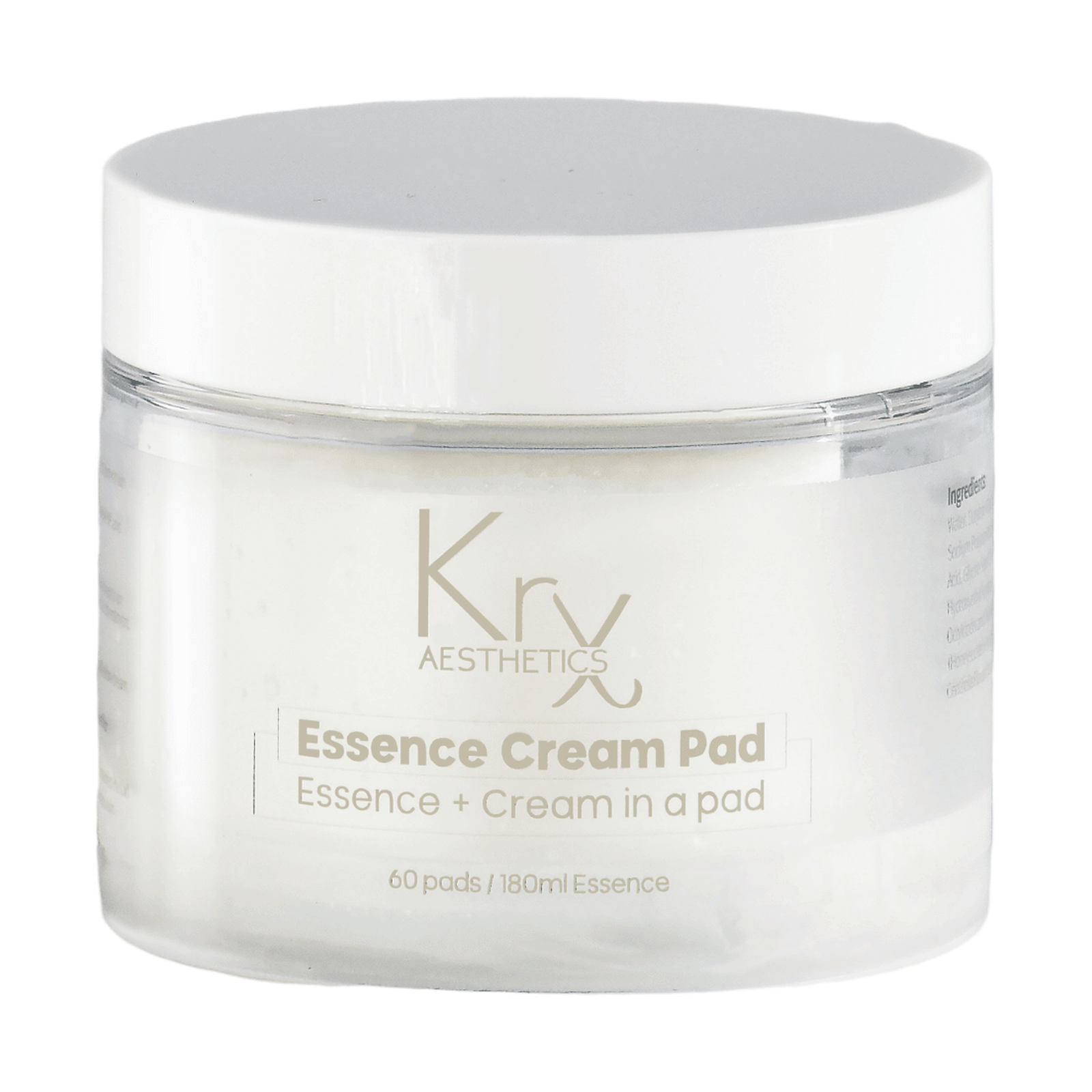 KRX Aesthetics Essence Cream Pad, 60 pads / 180 ml